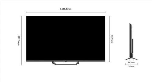 Smart TV Haier 65" QLED UHD 4K H65S80FUX Google TV - 165cm - Image 10