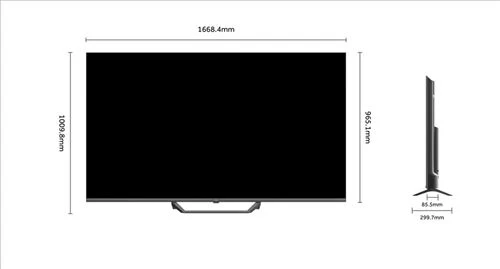 Smart TV Haier 75" QLED UHD 4K H75S80FUX Google TV - 190cm - Image 10