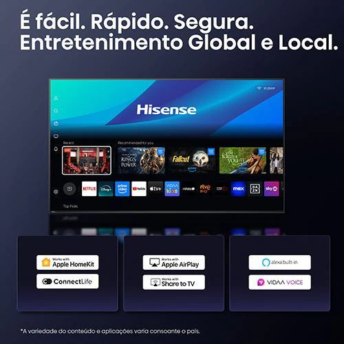 Smart TV Hisense 100" Mini-LED ULED 4K 100U8Q (2025) - 254cm - Image 7