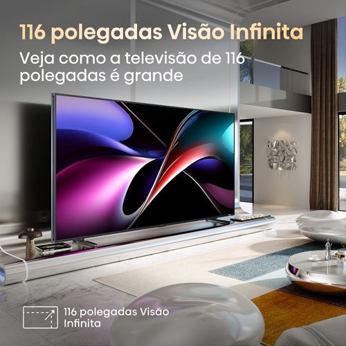 Smart TV Hisense 100" RGB Mini-LED UHD 4K 100UXQ - 252cm - Image 5