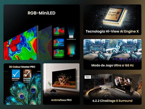 Smart TV Hisense 116" UHD 4K RGB Mini-LED 116UXQ - 295 cm - Image 3