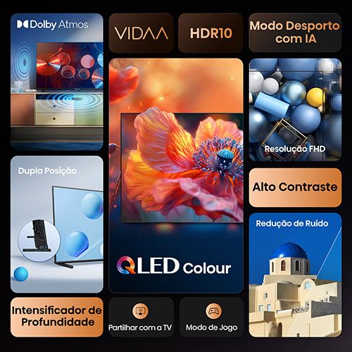 Smart TV Hisense 32" QLED FHD 32A5Q - 81cm - Image 3