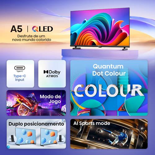 Smart TV Hisense 40" QLED Full HD 40A5NQ - 101 cm - Image 7