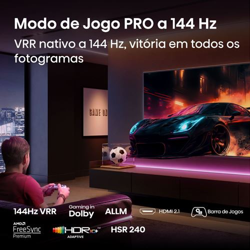 Smart TV Hisense 43" QLED UHD 4K 43E7Q PRO - 109cm - Image 4
