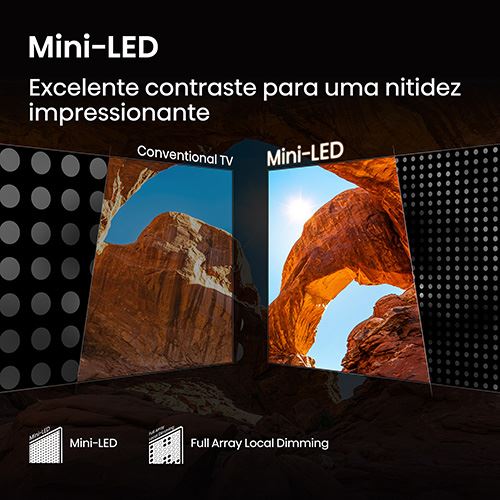 Smart TV Hisense 55" Mini-LED 4K 55U7Q - 140 cm - Image 4