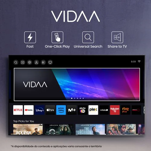 Smart TV Hisense 55" 4K UHD 55A7KQ - 140cm - Image 12