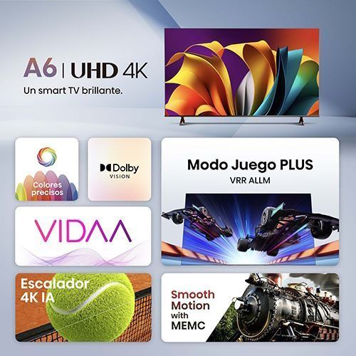 Smart TV Hisense 58" UHD 4K 58A6N - 146cm - Outlet - Grade A - Image 3