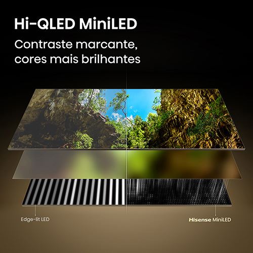 Smart TV Hisense 65" Mini LED Hi-QLED UHD 4K 65U7SE - 165 cm - Image 4
