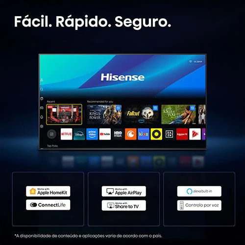 Smart TV Hisense 75" Mini LED Hi-QLED UHD 4K 75U7S PRO - 189 cm - Image 9