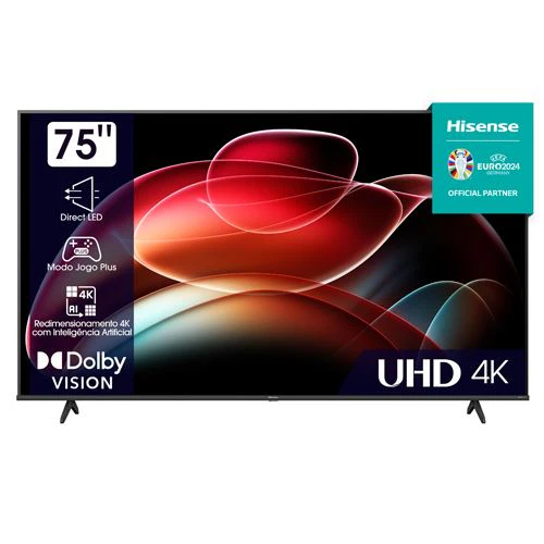 Smart TV Hisense 75" 4K UHD 75A6K - 190cm - Image 2