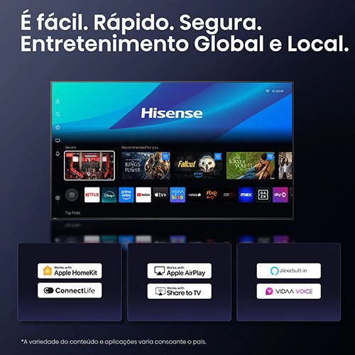 Smart TV Hisense 85" Mini-LED ULED 4K 85U8Q - 216cm - Image 9