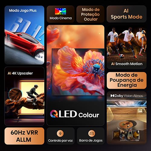 Smart TV Hisense 85" QLED UHD 4K 85E7Q - 216cm - Image 3