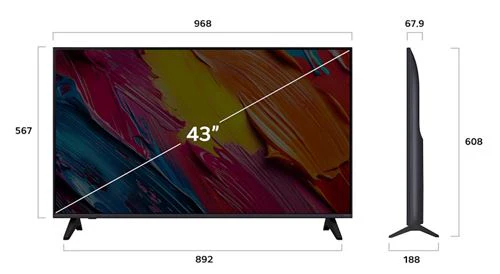 Smart TV LG 43" QNED UHD 4K 43QNED70A6A (2025) - 109 cm - Image 7