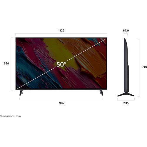 Smart TV LG 50" QNED UHD 4K 50QNED70A6A (2025) - 127 cm - Image 8