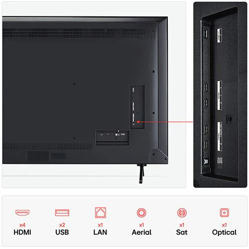 Smart TV LG 55" QNED Mini-LED UHD 4K 55QNED92A6A - 140 cm - Image 4