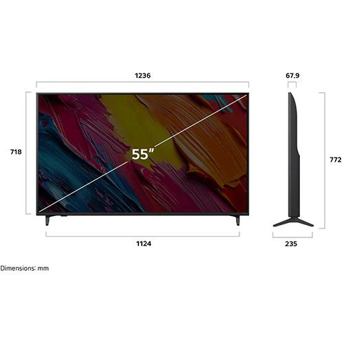 Smart TV LG 55" QNED UHD 4K 55QNED70A6A (2025) - 140 cm - Image 8