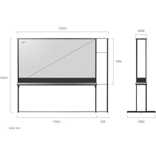 Smart TV LG Signature OLED T Transparente 77" UHD 4K OLED77T49LA - 195cm - Image 24