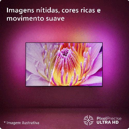 Smart Tv Philips 50'' Uhd 4K 50Pus8079 126Cm - Outlet Loja Benfica - Grade C - Image 5