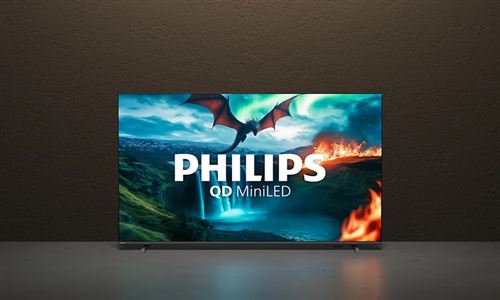 Smart TV Philips 55" QD Mini-LED 4K 55MLED820/12 - 140cm - Image 4