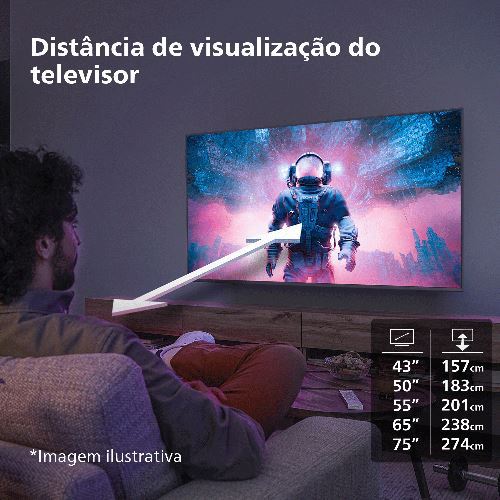 Smart TV Philips 65'' UHD 4K 65PUS7009 165cm - Outlet - Grade A - Image 11