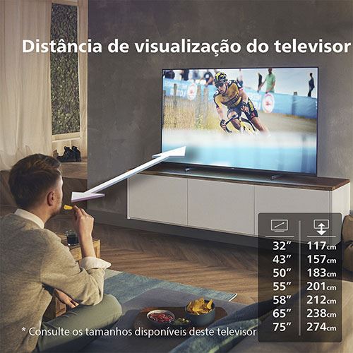 Smart TV Philips 75" LED UHD 4K 75PUS7608 - 190cm - Image 7
