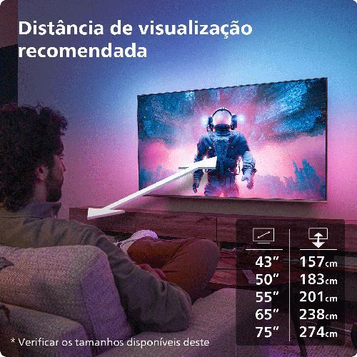 Smart TV Philips 75'' UHD 4K 75Pus8079 189cm - Outlet - Grade A - Image 9