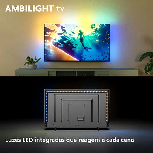 Smart TV Philips Ambilight 43" LED UHD 4K 43PUS8010/12 - 109cm - Image 3
