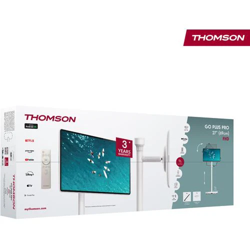 Smart TV Portátil com Bateria Thomson Go Plus Pro 27FE7M45 LCD Touch 27" Full HD Android - 69cm - Image 15