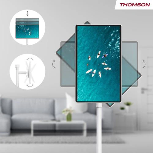 Smart TV Portátil com Bateria Thomson Go Plus Pro 27FE7M45 LCD Touch 27" Full HD Android - 69cm - Image 6