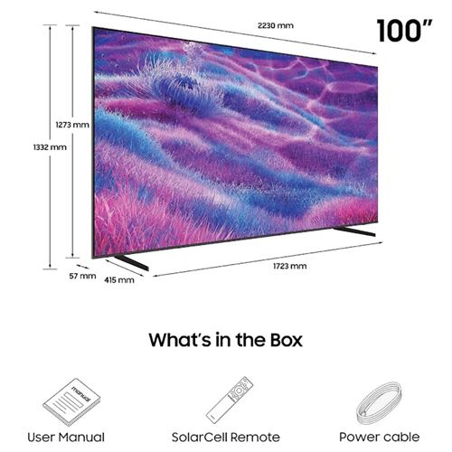 Smart TV Samsung 100" Neo QLED Mini-LED UHD 4K 100QN80F 2025 - 254 cm - Image 8
