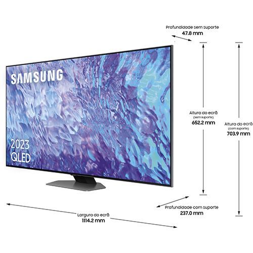 Smart TV Samsung 50" QLED UHD 4K 50Q80C 127cm - Outlet -Grade A - Image 2