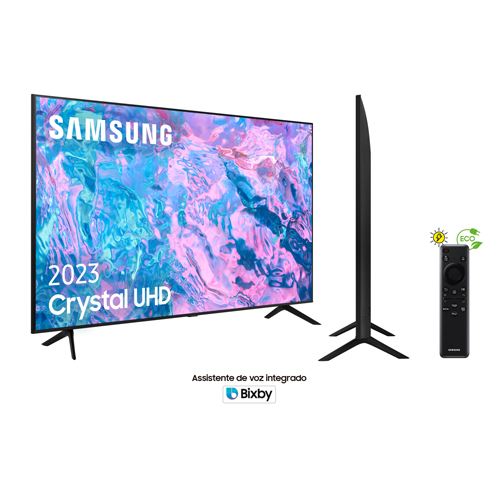 Smart TV Samsung 55" LED UHD 4K 55CU7105 140cm - Preto - Image 3