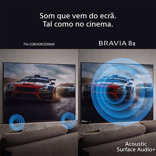 Smart TV Sony 55" BRAVIA 8 II QD-OLED UHD 4K K-55XR8M2 - 140cm - Outlet - Grade A - Image 4