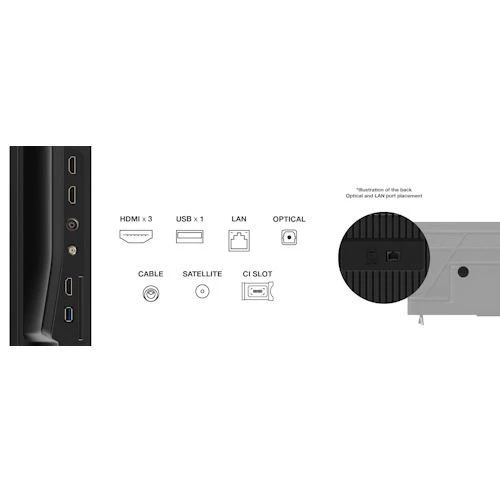 Smart TV TCL 43P6K LED 43" UHD 4K Google TV - 109cm - Outlet - Grade A - Image 4