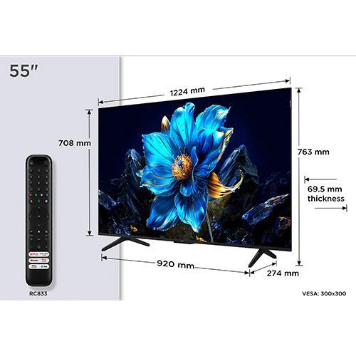 Smart TV TCL 55P7K QLED 55" UHD 4K Google TV - 140cm - Outlet - Grade A - Image 3