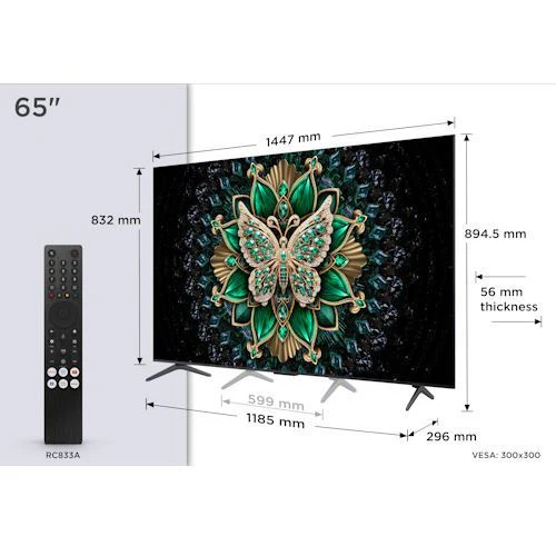 Smart TV TCL 65C6K Mini-LED 65" UHD 4K Google TV - 165cm - Outlet - Grade A - Image 2