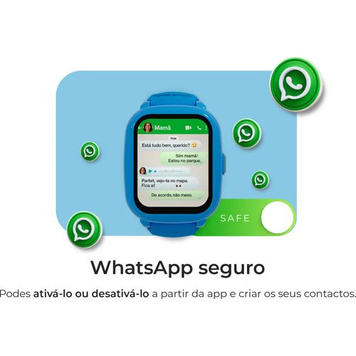 Smartwatch 4G para Criança Savefamily Iconic Plus 2 - Graffiti (Roxo) - Image 15