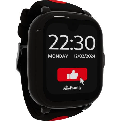 Smartwatch 4G para Criança Savefamily Iconic Plus 2 - Streamer (Preto + Vermelho) - Image 11