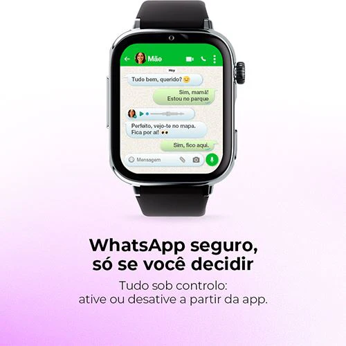 Smartwatch 4G para Criança Savefamily Savewatch Plus 2 - Silver / Black is Black - Image 6