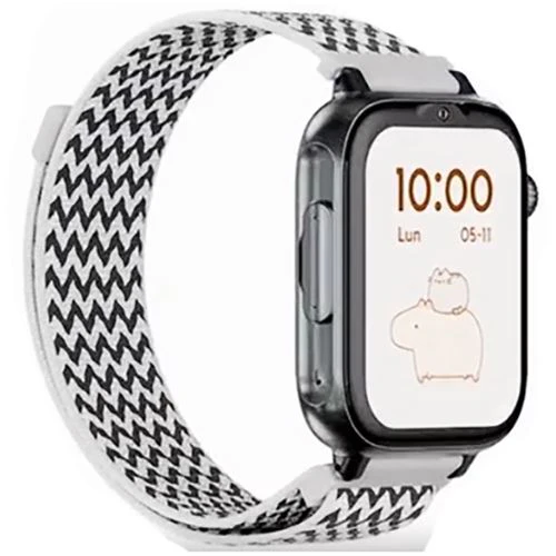 Smartwatch 4G para Criança Savefamily Savewatch Plus 2 - Silver Black/ Zigzag (Preto e Branco) - Image 3