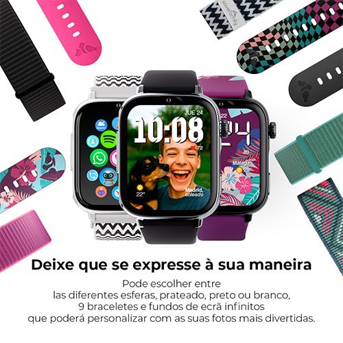 Smartwatch 4G para Criança Savefamily Savewatch Plus 2 - Silver / Ocean - Image 11