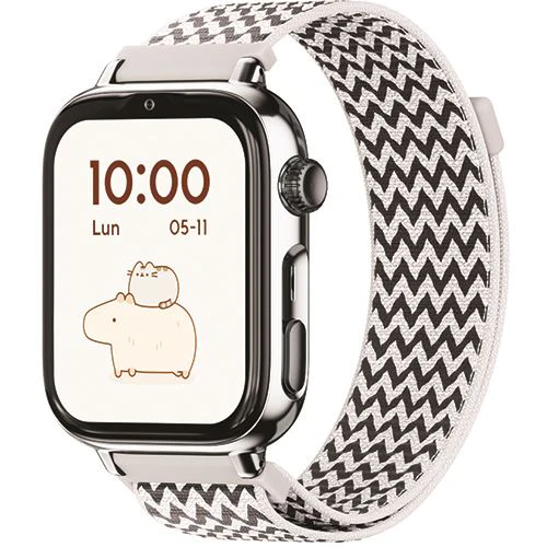 Smartwatch 4G para Criança Savefamily Savewatch Plus 2 - Silver / Zigzag (Preto e Branco) - Image 2