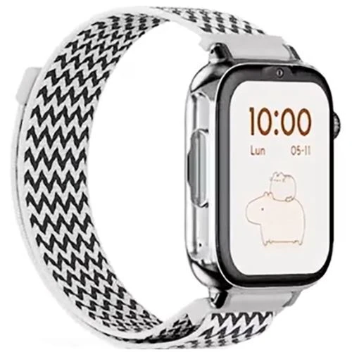 Smartwatch 4G para Criança Savefamily Savewatch Plus 2 - Silver / Zigzag (Preto e Branco) - Image 3