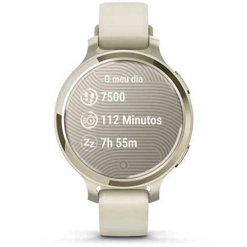 Smartwatch Garmin Lily 2 Active 38mm - Dourado Lunar/Branco Osso - Image 9
