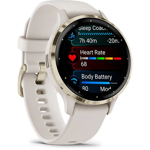 Smartwatch Garmin Venu 3S - Marfim - Image 4