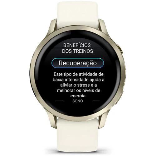 Smartwatch Garmin Venu 4 - 41mm - Dourado Lunar | Osso - Image 8