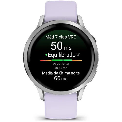 Smartwatch Garmin Venu 4 - 41mm - Prateado | Azul-Lavanda - Image 6
