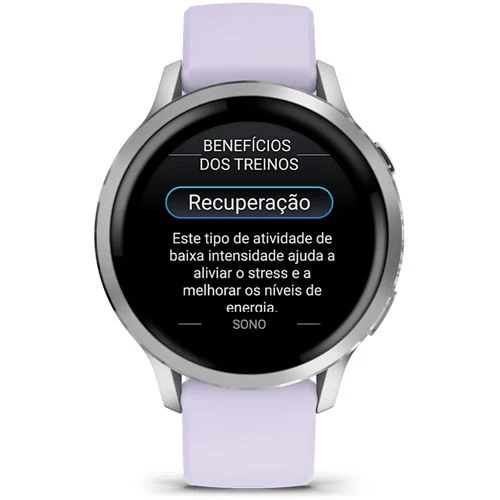 Smartwatch Garmin Venu 4 - 41mm - Prateado | Azul-Lavanda - Image 8