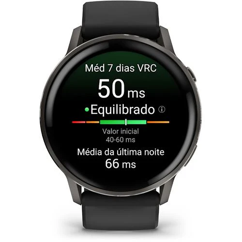 Smartwatch Garmin Venu 4 - 45mm - Cinzento | Preto - Image 6