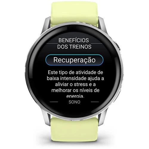 Smartwatch Garmin Venu 4 - 45mm - Prateado | Amarelo Limão - Image 8